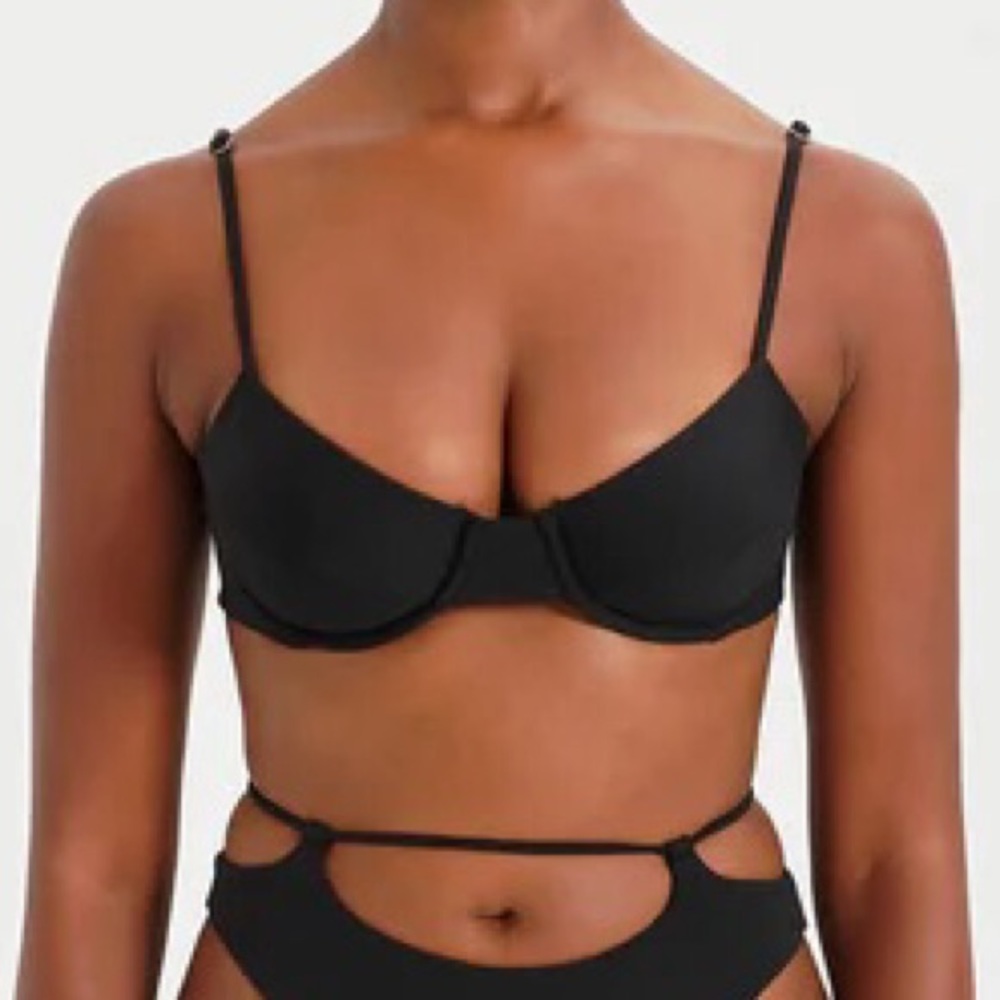 NWT Riot Swim Black Jax Top